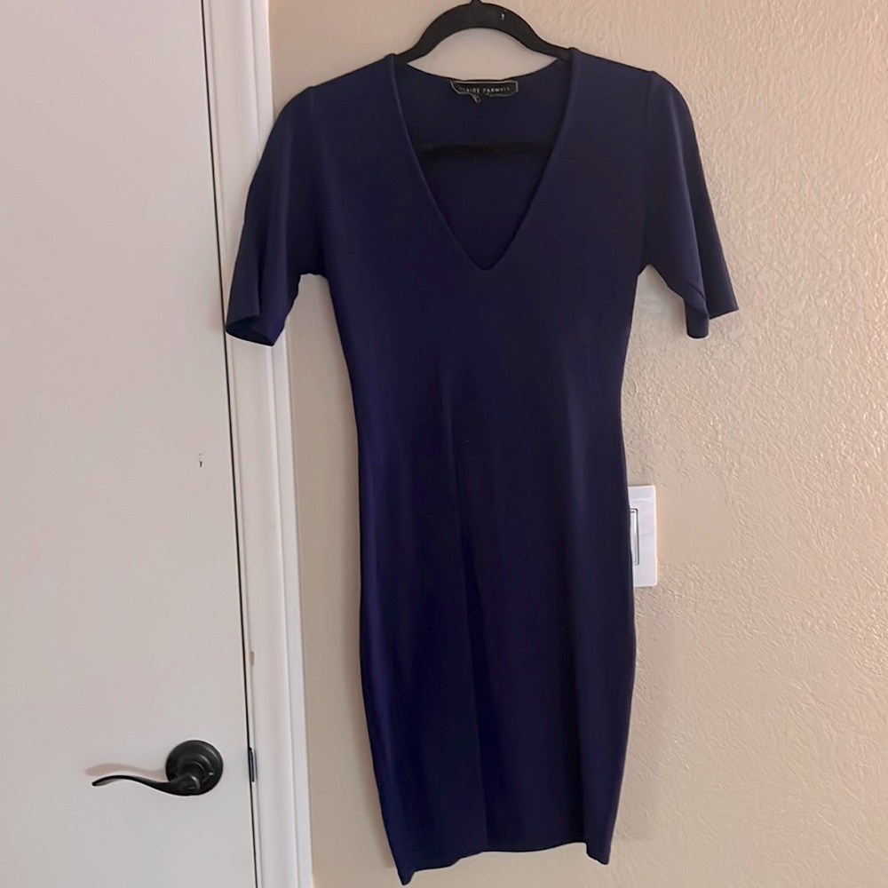 Navy blue dress